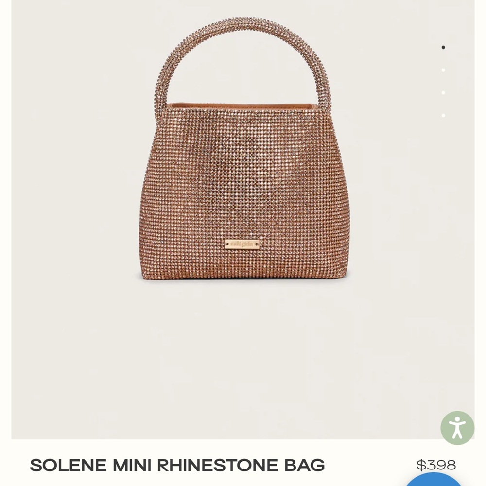 Cult Gaia SOLENE MINI RHINESTONE BAG